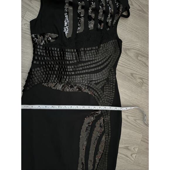 ROBERT RODRIGUEZ BLACK Dress95%SILK-5%Spandex Size 2 Vintage Y2K COCKTAIL - Picture 12 of 13